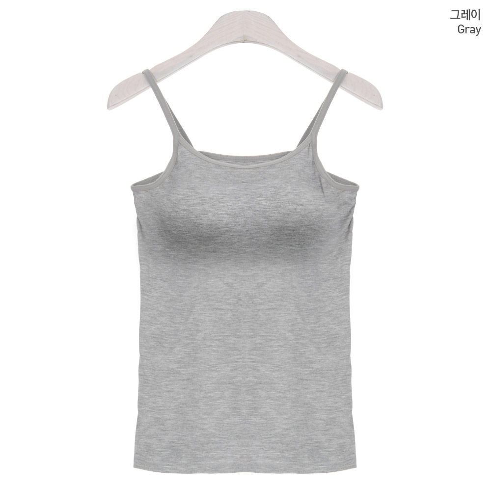 👍후기극찬👍 M~4XL 캡내장 나시티 모달 브라캡나시 / 브라+나시 브라탑나시 일체형 민소매티 모달나시 사계절 끈나시 상세 이미지 12