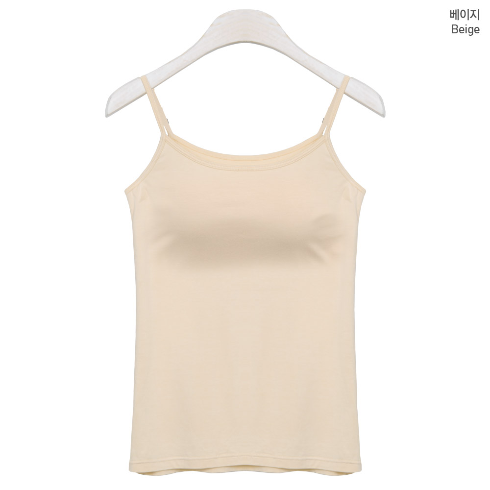 👍후기극찬👍 M~4XL 캡내장 나시티 모달 브라캡나시 / 브라+나시 브라탑나시 일체형 민소매티 모달나시 사계절 끈나시 상세 이미지 15