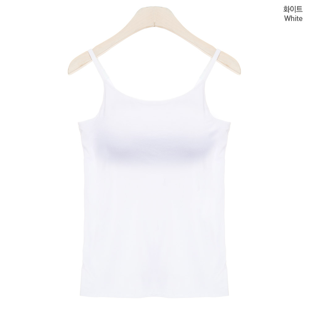 👍후기극찬👍 M~4XL 캡내장 나시티 모달 브라캡나시 / 브라+나시 브라탑나시 일체형 민소매티 모달나시 사계절 끈나시 상세 이미지 16