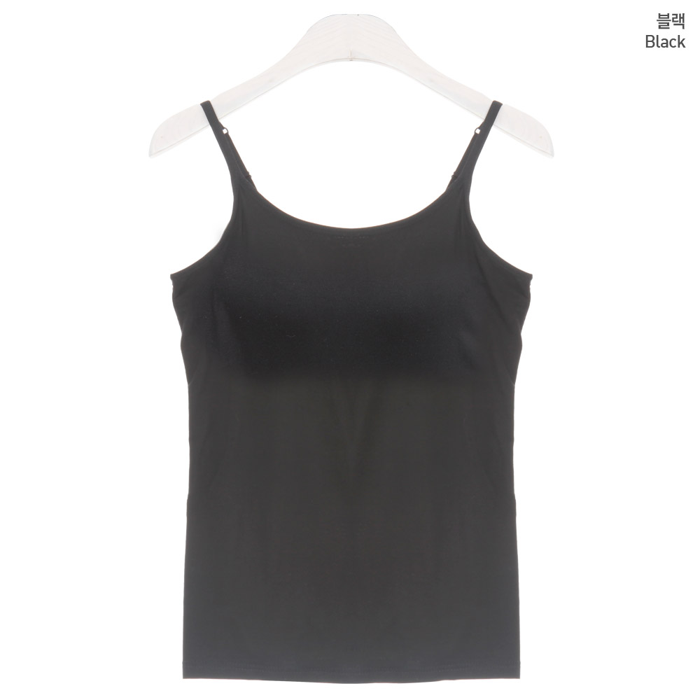 👍후기극찬👍 M~4XL 캡내장 나시티 모달 브라캡나시 / 브라+나시 브라탑나시 일체형 민소매티 모달나시 사계절 끈나시 상세 이미지 17