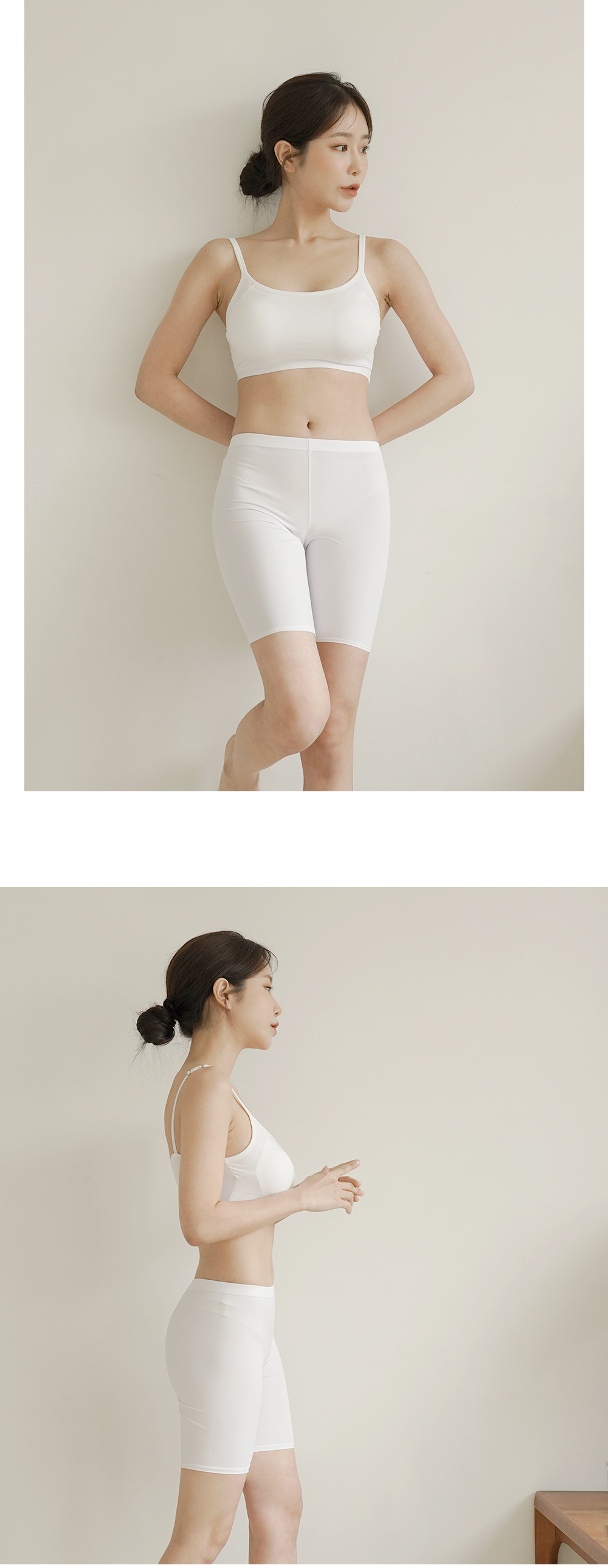 국내생산 여성 면스판 5부 속바지 기본 이너 학생 교복 치마 상세 이미지 7
